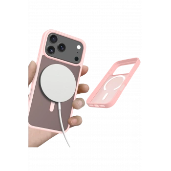  Apple iPhone 17 Pro Max Jota Magsafe Kapak - Pudra
