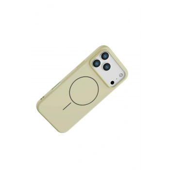  Apple iPhone 17 Pro Max Jully Magsafe Kapak - Bej