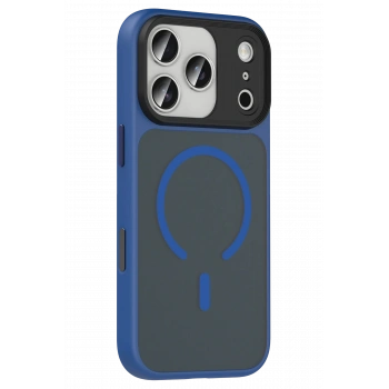  Apple iPhone 17 Pro Megane Magsafe Kapak - Lacivert