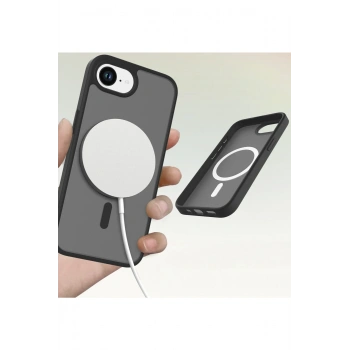  iPhone 16E Jota Magsafe Kapak - Lila