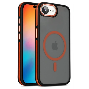  iPhone 16E Winner Magsafe Kapak - Turuncu
