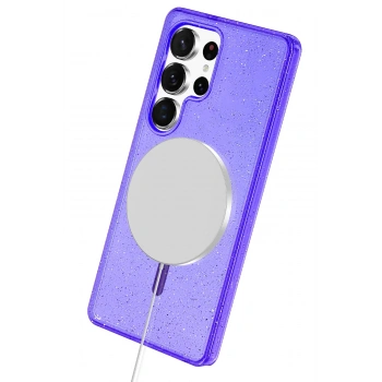  Samsung Galaxy S25 Ultra Star Magsafe Kapak - Mor