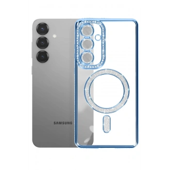 Samsung Galaxy S26 Plus Joke Simli Magneticsafe Kılıf - Mavi