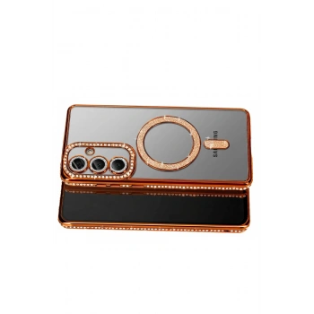  Samsung Galaxy S26 Plus Joke Simli Magneticsafe Kılıf - Turuncu