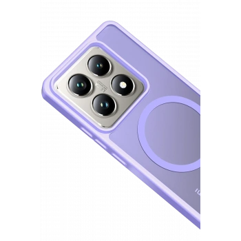  Xiaomi Mi 14T Pro Jota Magsafe Kapak - Lila