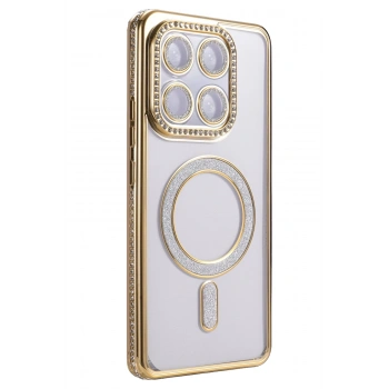  Xiaomi Mi 15T Pro Joke Simli Magneticsafe Kılıf - Gold