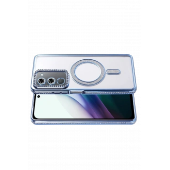  Xiaomi Redmi 15 4G Joke Simli Magneticsafe Kılıf - Mavi
