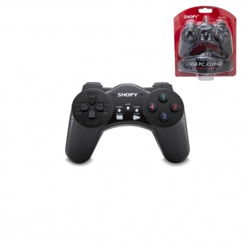 JOYPAD - GAMEPAD SİYAH OYUN KOLU USB KABLO 13 DÜĞME - 8 YÖN TETİKLEYİCİ 1.5MT KABLO (4887)