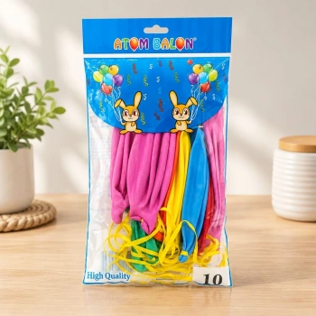 Jumbo Lastikli Balon 10lu