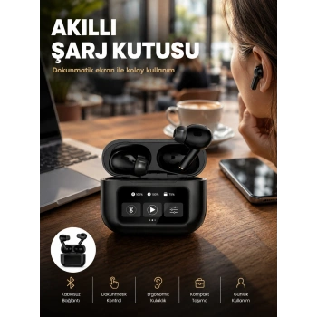 Kablosuz Bluetooth Kulaklık Pro Yeni Nesil Dokunmatik Kontrol Yeni Nesil