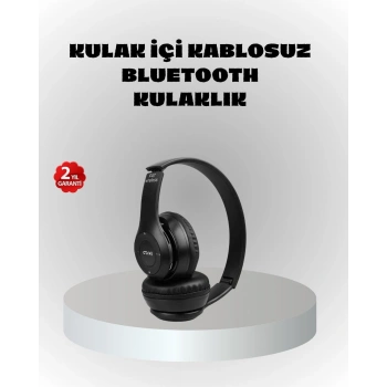 Kablosuz Bluetooth Kulaklık – Tf Kart Aux Mikrofonlu Suya Dayanıklı 10m Menzil