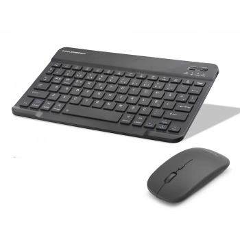 Kablosuz Bluetooth Smart Klavye Ve Mouse Seti - Siyah HDX2508