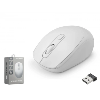 Kablosuz Mouse 1600 Dpi Beyaz Q220W