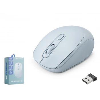 Kablosuz Mouse 1600 Dpi Mavi Q220B
