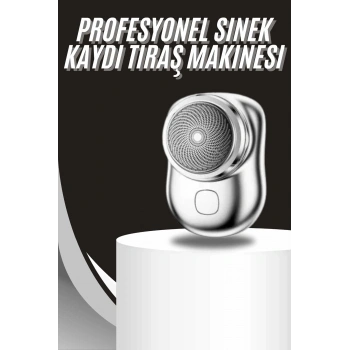 Kablosuz Tıraş Makinesi Günlük Hızlı Taşınabilir Şarjlı Yuvarlak Paslanmaz Çelik