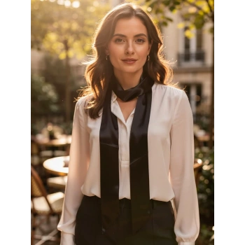 Kadın Düz Skinny Fular Boyun Bağı – Minimal Şık Stil | Hediye Olarak Uygun