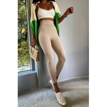 Kadın Yüksek Bel Içi şardonlu Fırsat ürün Toparlayıcı Tayt