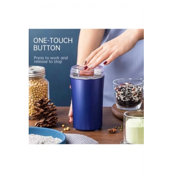 Kahve Ve Baharat Öğütücü Paslanmaz Çelik Kahve Değirmeni Yedek Bıçak Hediyeli