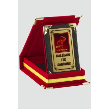 Kalbimin Tek Sahibine Plaketi