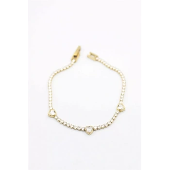 Kalp Bileklik - Altın