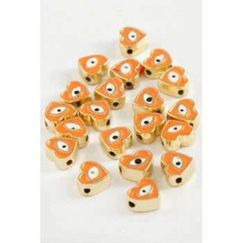 Kalp Göz Mineli Bileklik ve Kolye Ucu Aparatı 1 Adet