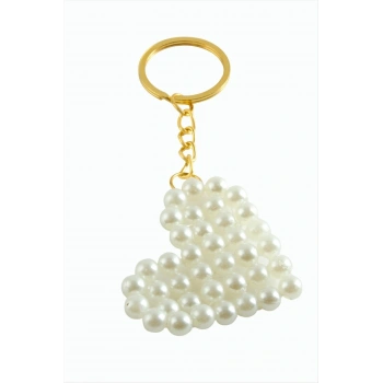 Kalp İnci Anahtarlık