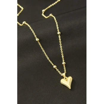 Kalp Şekilli Uçlu Kolye