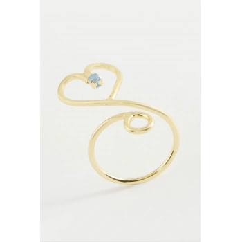 Kalp Taşlı Yüzük