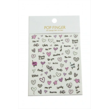 Kalp Tattoo Dövme Sticker