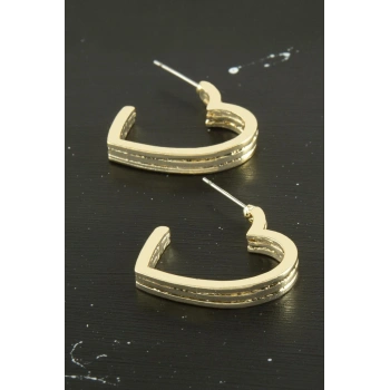 Kalp Trend Metal Küpe