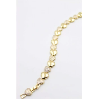 Kalp Xuping Bileklik - Altın