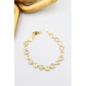 Kalp Xuping Vip Bileklik - Altın