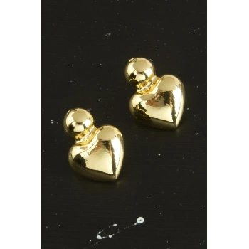 Kalp Yeni Sezon Metal Küpe