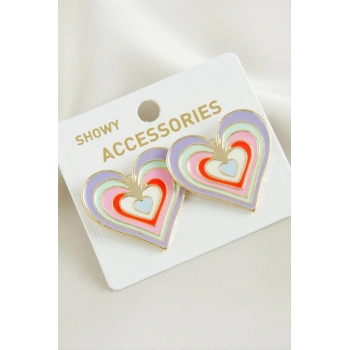 Kalp Yeni Sezon Mineli Küpe