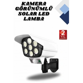 Kamera Görünümlü Led Lamba Dönebilen Bahçe Aydınlatması Duvar Lambası