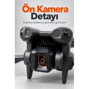 Kameralı Drone Katlanır Gövde Ve Yedek Pervane Seti