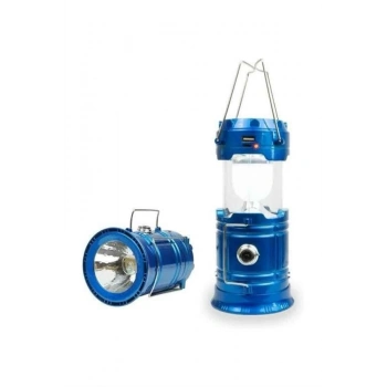 Kamp Lambası El Feneri Askılı Büyük Boy Usb Şarjlı Işıldak