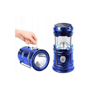 Kamp Lambası Güneş Enerjili Led Lamba Işıldak Şarjlı Powerbank Özellikli