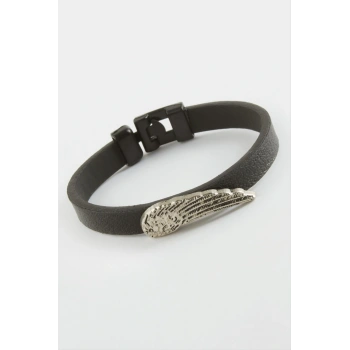 Kanat Kaliteli Suni Deri Bileklik