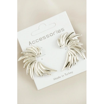 Kanat Yeni Sezon Metal Küpe