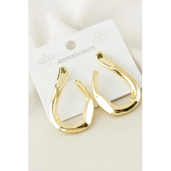 Kanca Şekilli Plastik Küpe