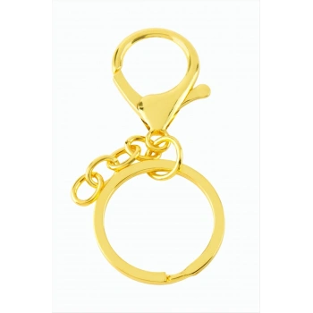 Kancalı Metal Anahtarlık Aparatı Zincirli