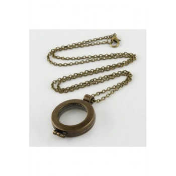 Kapaklı Camlı Kolye