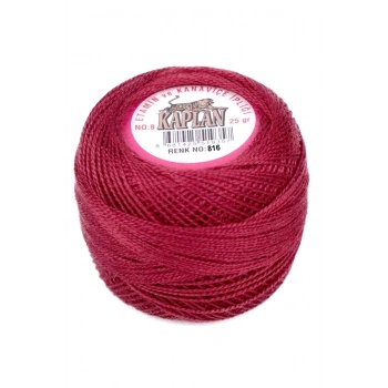 Kaplan Etamin Ve Kanaviçe İpi 8 No Kod/Renk: 816 - 