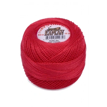 Kaplan Etamin Ve Kanaviçe İpi 8 No Kod/Renk: NAR ÇİÇEĞİ - 