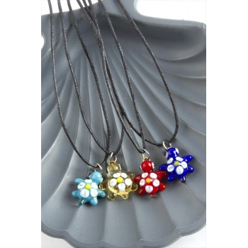 Kaplumbağa Cam Kolye