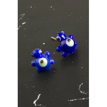 Kaplumbağa Cam Küpe