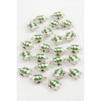 Kaplumbağa Mineli Bileklik ve Kolye Ucu Aparatı 1 Adet