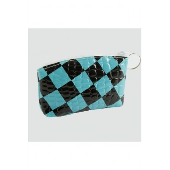 Kare Benekli Bozuk Para Cüzdanı