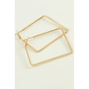 Kare Halka Küpe 4,5 cm